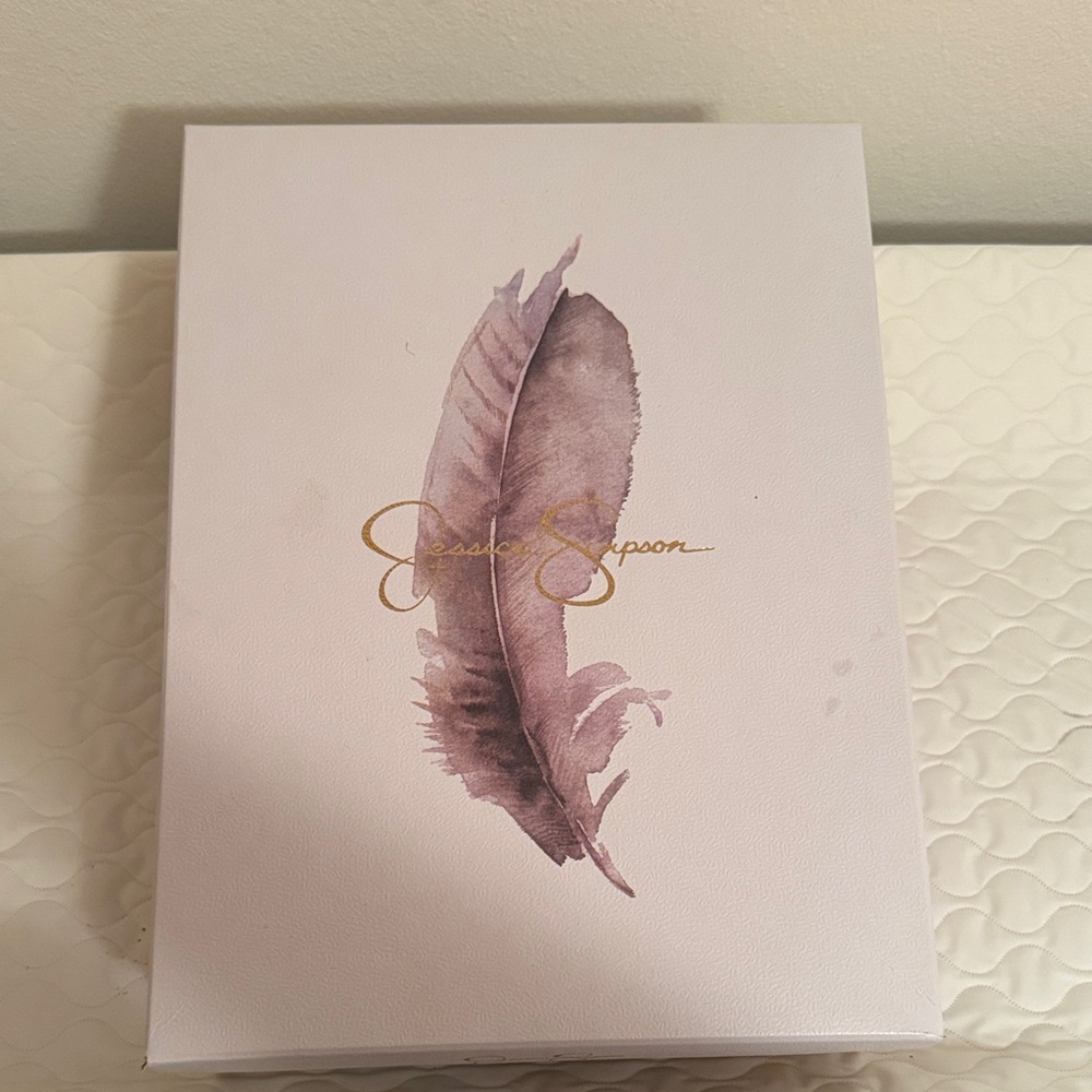 Jessica Simpson blue sparkly heels